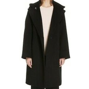 Vince Oversized Hooded Wool Coat